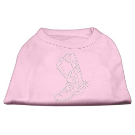 UNCONDITIONAL LOVE Rhinestone Boot Shirts Light Pink XS - 8 UN782572